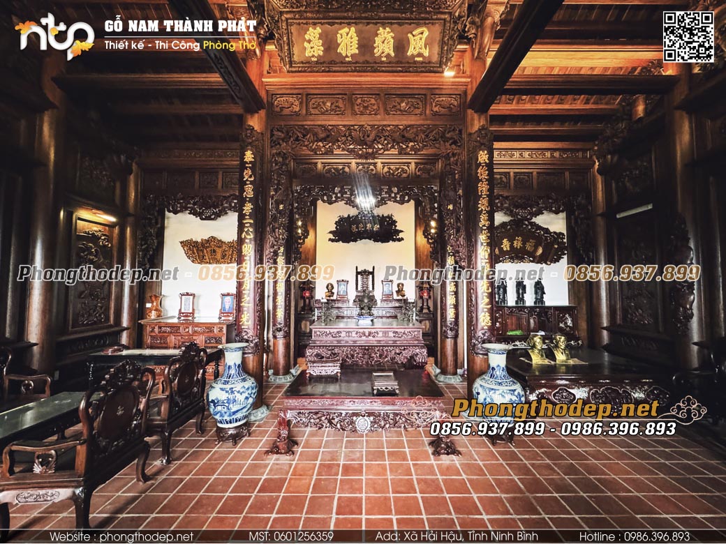 Nội thất nhà gỗ giả cổ đầy hoài niệm